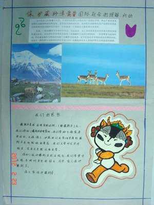 保护藏羚羊的广告手抄报英语广告语手抄报