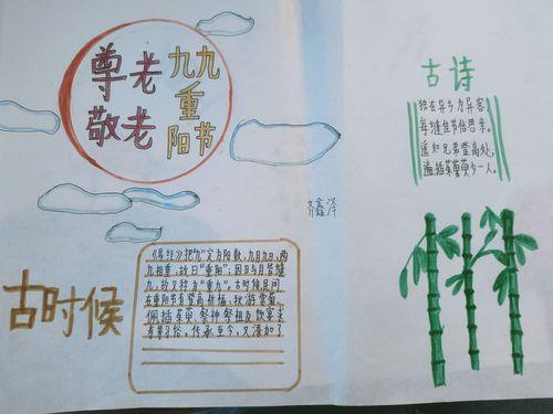 重阳节的手抄报怎么画重阳节手抄报三年级 重阳节的手抄报怎么画九九