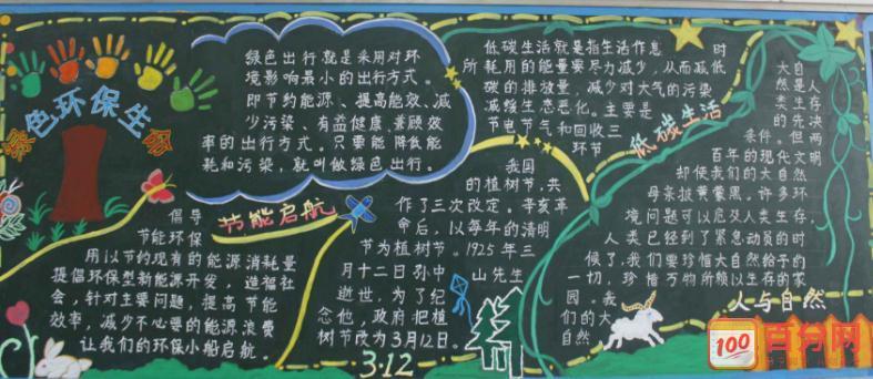 保护环境人人有责在学校中描写保护环境的黑板报有很多很多.