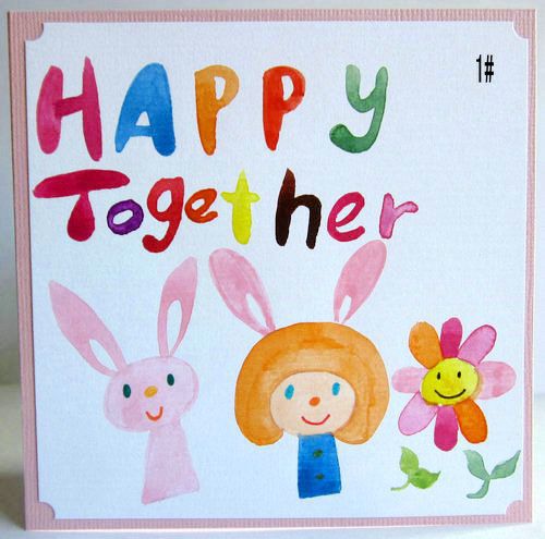 很萌可爱个性小生日贺卡 送儿童女生公主韩国风创意台湾生日卡片