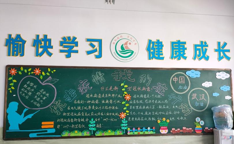 县轩辕小学防疫主题班级文化展示活动 写美篇  无论是黑板报学习园地