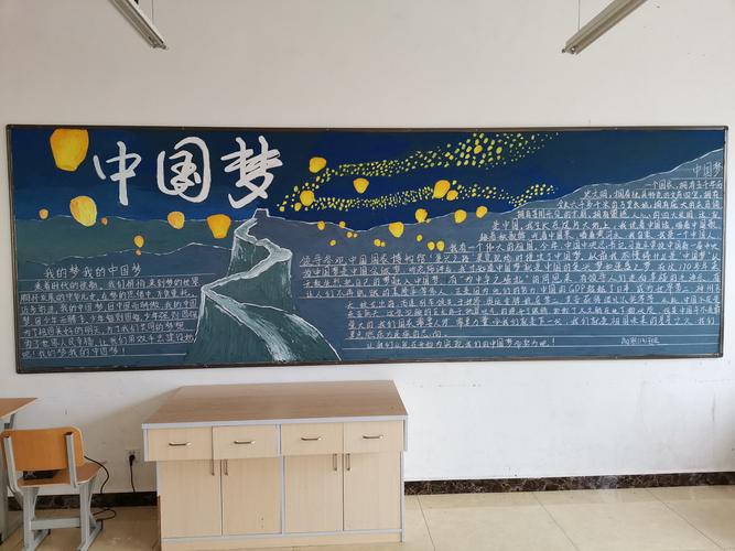 院学生会宣传部中国梦黑板报比赛获奖作品