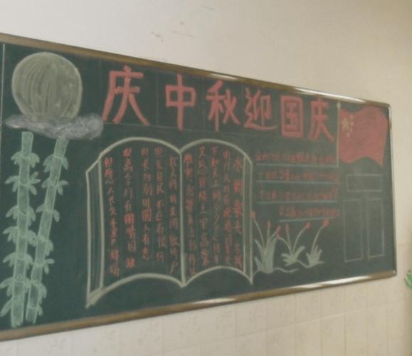 迎国庆黑板报设计》正文       中秋节和国庆节近些年来都是一起到来