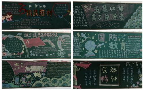 濮阳市油田第三小学开展弘扬和培育民族精神黑板报评比活动