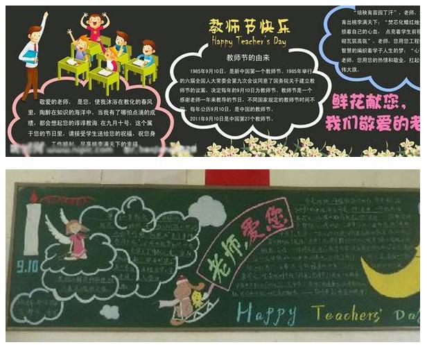 校园快讯2013教师节黑板报设计参考2013年教师节是第29个教师节节日.