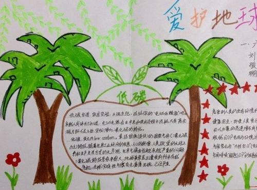 绿色森林设计图手抄报 森林防火手抄报-蒲城教育文学网