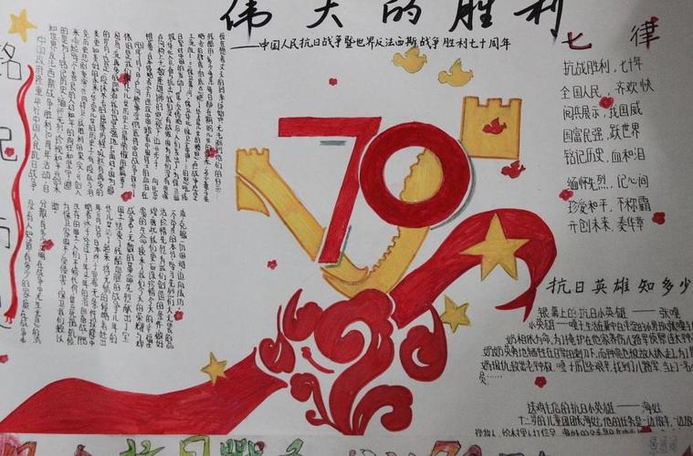 关于建立中国70周年手抄报内容建国70周年手抄报资料 庆祝祖国70