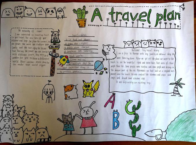 单词学习好方法人民路小学六年级英语手抄报展览保护动物爱护家园海南