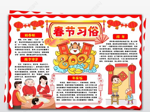 新年中国年春节传统文化下载-编号24224141-春节|元旦手抄报-我图网