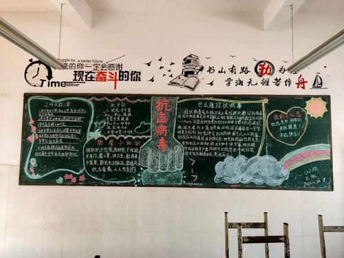 东兴市京族学校开展预防新型冠状病毒黑板报 评比活动