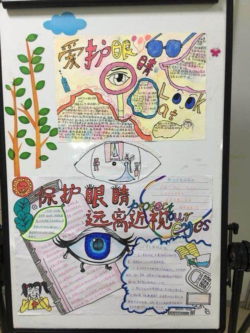 北京市丰台区东铁营二中举办青少年爱眼护眼手抄报比赛爱眼护眼手抄报