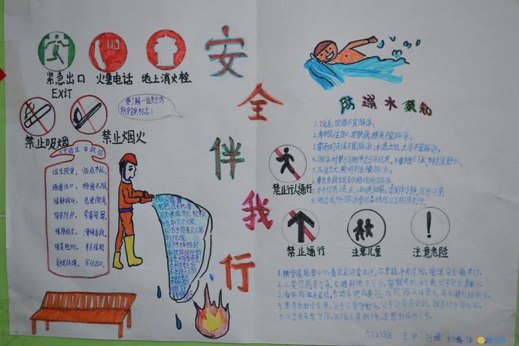 你想知道如何陪伴孩子画出一张简单又漂亮的消防安全知识手抄报吗