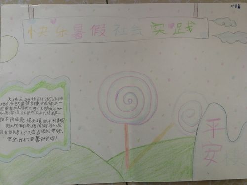 南乐县第三实验小学 四3班暑假综合实践活动手抄报展示活动