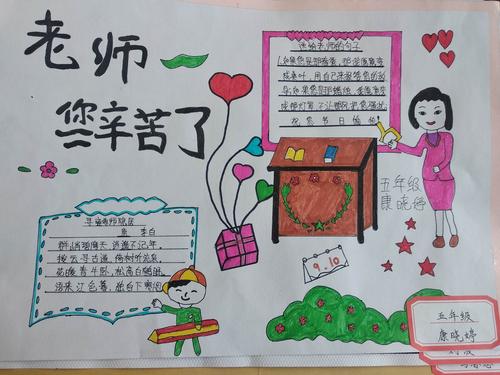 其它 老师您好山阴八小教师节手抄报展示 写美篇  粉笔染白了