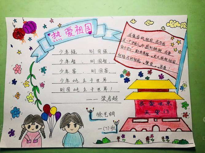 北京天安门手抄报天安门儿童画图片我爱北京我爱天安门儿童画格格手