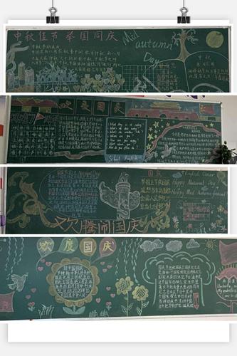 庆国庆小学部黑板报墙报评比活动成功举办 写美篇黑板报是班级的