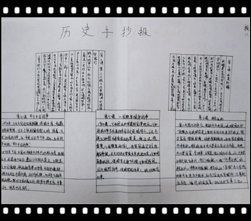 21 1109 喜欢 标签八上历史人教版复习手抄报 原图