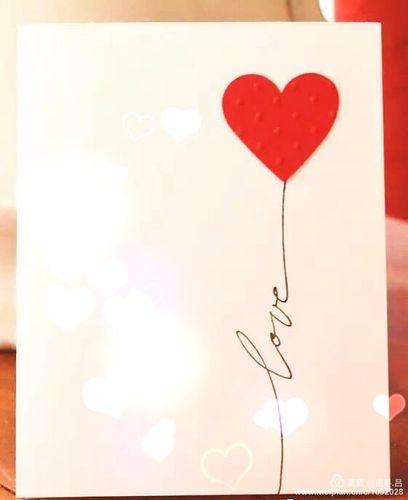 小吕老师手工坊手工元宵节情人节心形卡片独特的贺卡让孩子