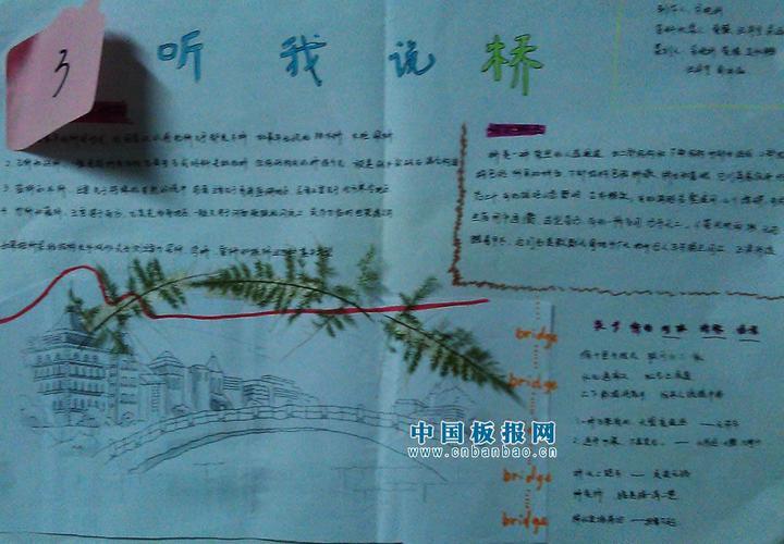关于桥的手抄报五年级中国