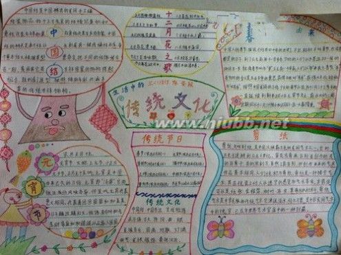 中国传统文化手抄报内容资料中国传统文化手抄报资料夫妻与两口子