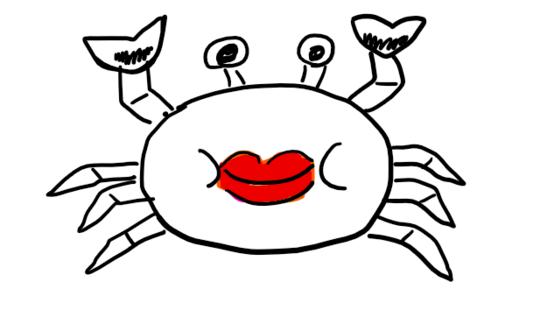 帝王蟹怎么画简笔画图片