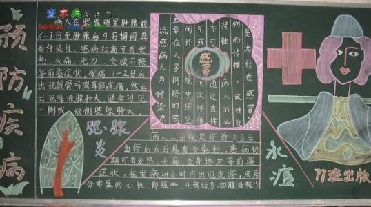 腮腺炎怎么预防黑板报 预防传染病黑板报图片素材-蒲城教育文学网