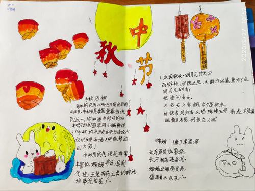 手抄报活动 写美篇为                    华民族传统节日的文化广泛