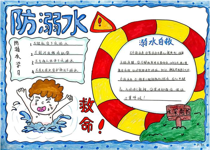 天华学校开展防溺水手抄报评比活动太湖县人民政府