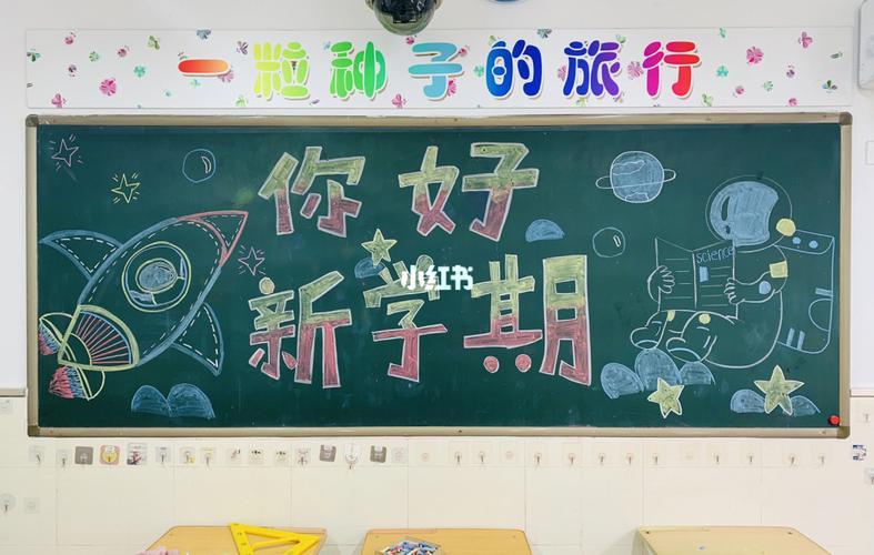郑州市第107初级中学开展新学期黑板报评比新学期从一期板报开始 固始