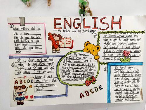 英语周英语手抄报展览六年级走进圣诞节新康国际实验学校初一英语优秀