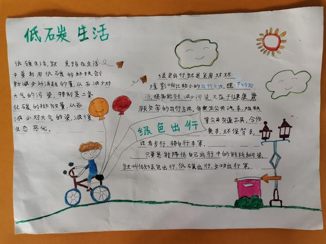 旅行快乐随行暨2020金潭小学手抄报比赛活动 写美篇  低碳生活