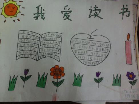 一年级读书手抄报湛江市第十一学三1班举行了以我阅读我快乐为主题的