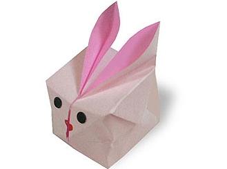 盒子的折纸方法 - 讲故-127kb教你如何折画小兔子创意手工小兔子贺卡