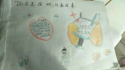 其它 奋战疫情为武汉加油秦庄小学四年级手抄报专栏 写美篇  2020