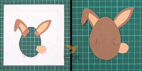 可爱的小兔中秋节立体贺卡diy制作可爱的小兔中秋节立体贺卡diy制作