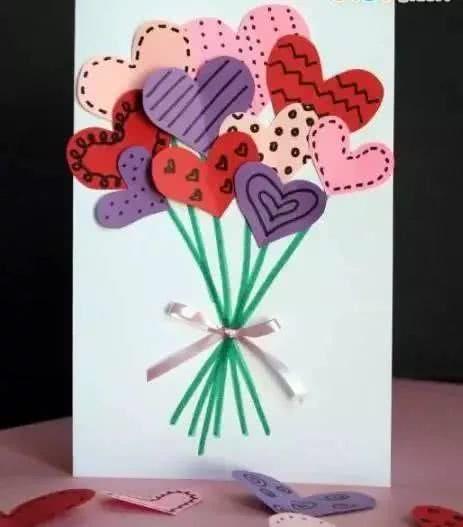 母亲节贺卡封面设计母情节卡片图片幼儿园儿童手工diy贺卡母节礼物送
