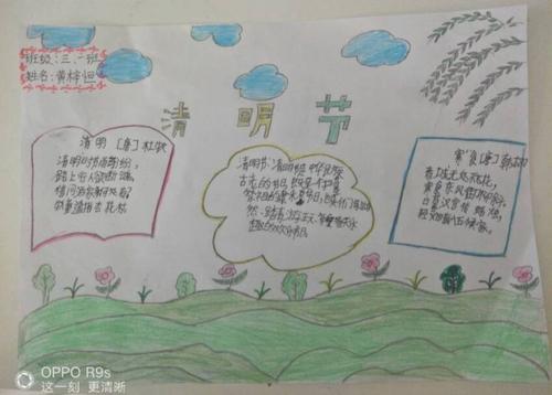 三年级一班综合性学习中华传统节日手抄报