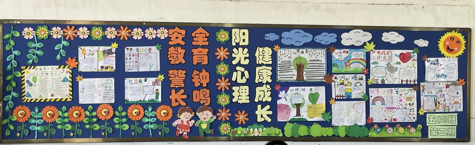 阳光心理 健康成长武汉市张家铺学校开展黑板报评比活动