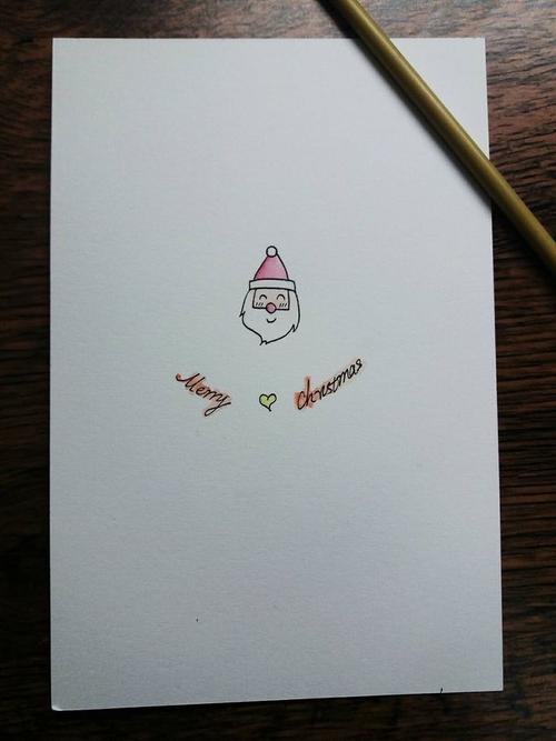 教程圣诞节要来了来画一张手绘贺卡吧