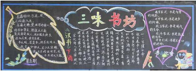 百分网 爱好 书画 黑板报 黑板报大全 名著黑板报图片欣赏      中华