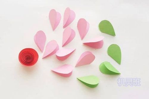 纸手工  简单自制母亲节贺卡怎么制作立体花   所需材料和工具彩色