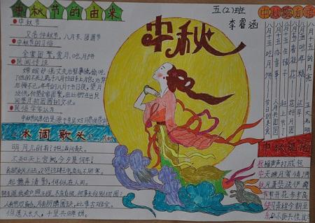 小学生关于中秋节手抄报的古诗有哪些