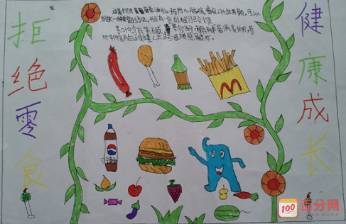 幼儿园大班食品安全手抄报图片大全 幼儿园食品安全手抄报内容