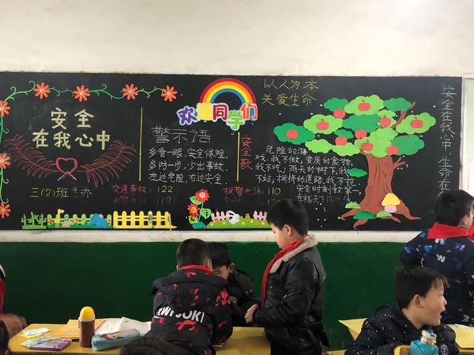 洪湖市第五小学2019年春季第一期精美黑板报图集