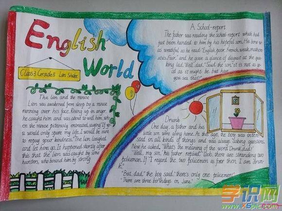 年级英语手抄报图片图三小学六年级英语手抄报图片图四小学六年级英语