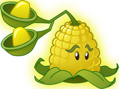 玉米加农炮 绘画图片