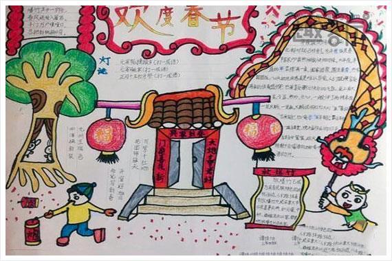 传统节日手抄报图片大全关于中华传统文化手抄报