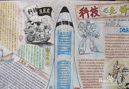 太空飞船有关的手抄报 有关春节的手抄报