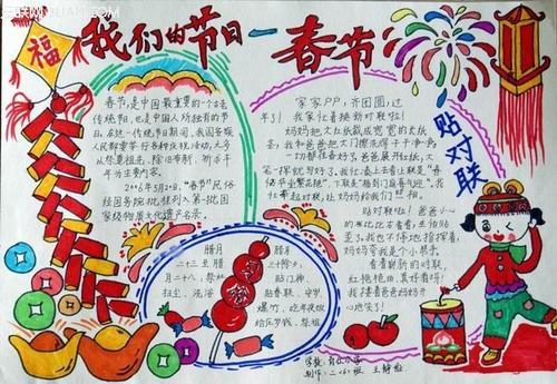 2011春节节日手抄报-我们的节日手抄报怎么做