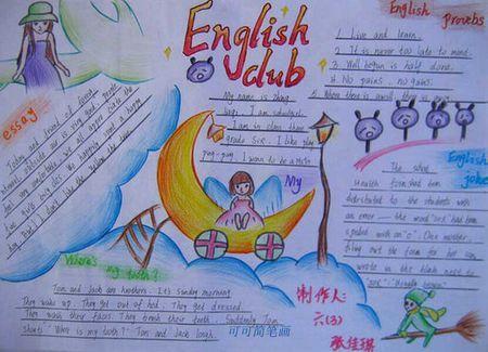 六年级英语手抄报英语六年级手抄报简单六年级英语手抄报内容简单